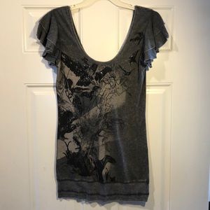 Miss Me Top with Butterfly Sleeves